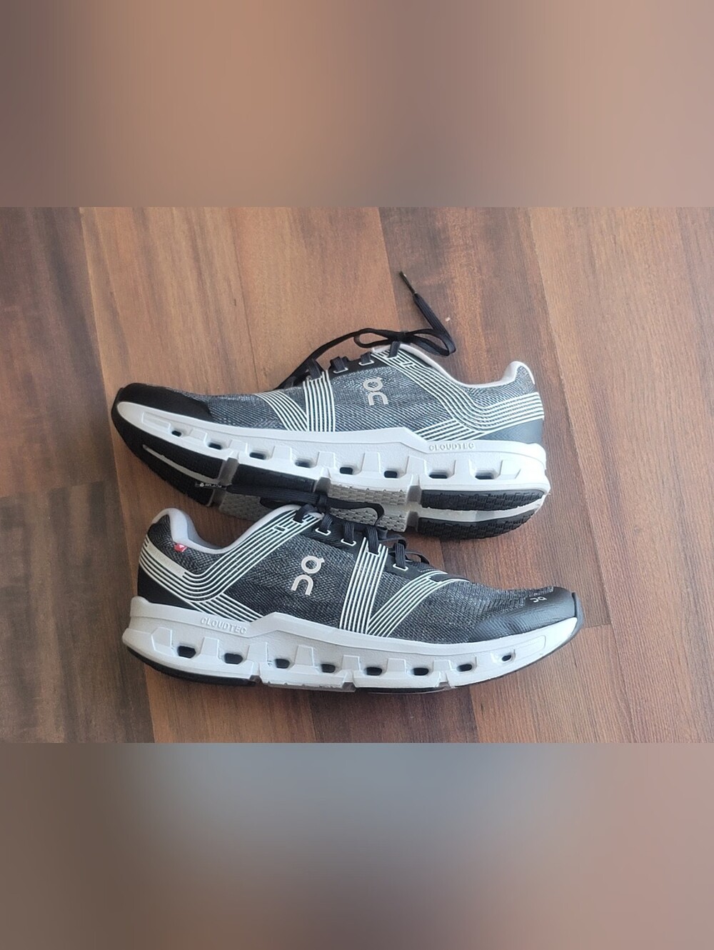 On Running Cloudtec Cloudrunner Men’s Running Shoes - Black/White